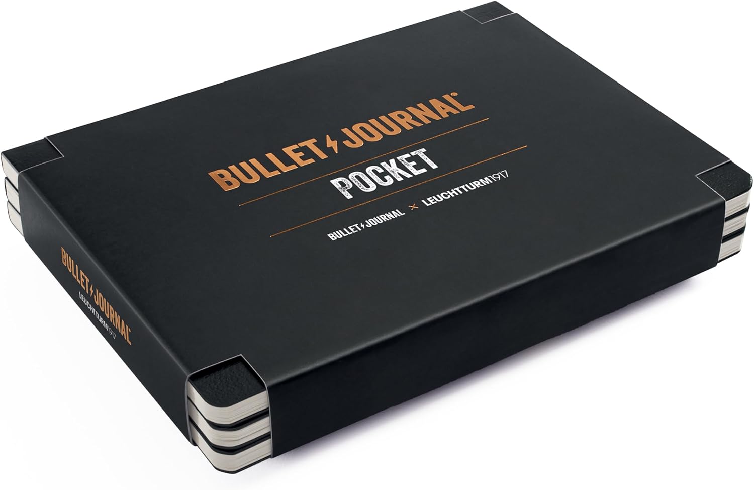 CAIET BULLET JOURNAL POCKET COPERTA FLEXIBILA NEGRU 3/SET LEUCHTTURM CAIET BULLET JOURNAL POCKET COPERTA FLEXIBILA NEGRU 3/SET LEUCHTTURM